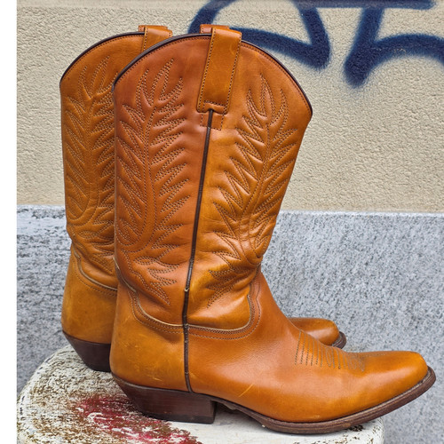 Stivale pelle texano - stivale,