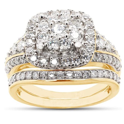 25ct moissanite doppio halo - moissanite,