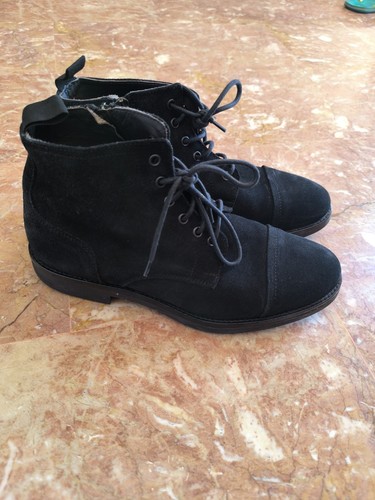 Stivaletti nero scamosciati - stivaletti,