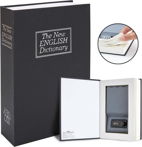 Libro cassaforte con pagine - libro,