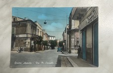 CARTOLINA GRUMO APPULA - VIA M. CARZILLI FG ANIMATA VIAGGIATA 1970