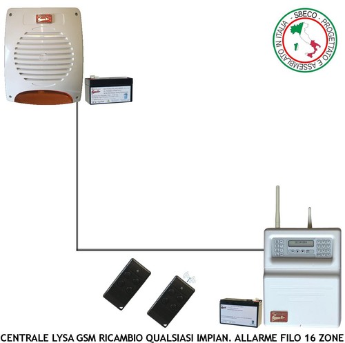 Centrale lysa gsm - centrale, filo