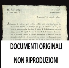 documento antico di Polizia