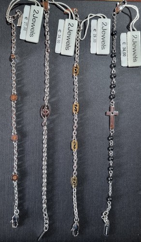 Lotto bracciali acciaio - 7, in