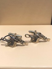 Gemelli in argento con cavallo