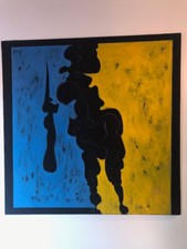 FESTA TANO Acrilici su tela cm 100x100