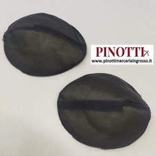 4 COPPIE(8PZ) SPALLINE IMBOTTITURE FODERATE NERE RAGLAN KIMONO CM 17 CON VELCRO