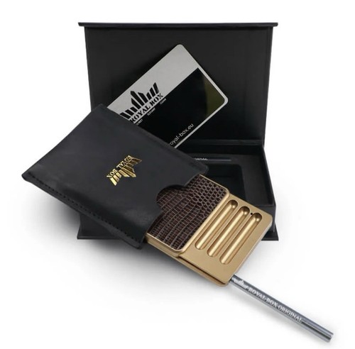 Royal box lucertola marrone - royal,