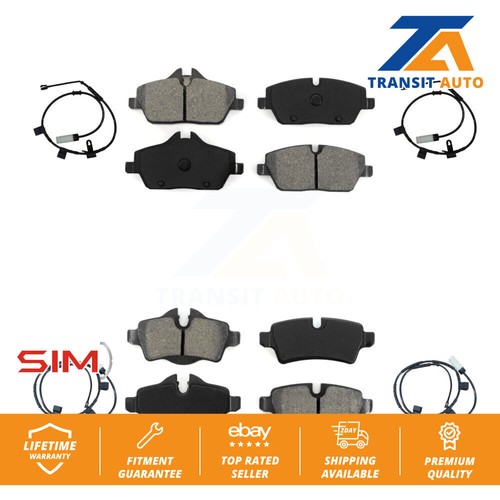 Front rear semi metallic disc - front, semi-metallic