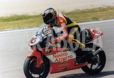 Foto vintage Moto, Gp Italia, Valentino Rossi, Aprilia, 1998, stampa 22 x 15 cm