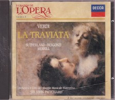 I GRANDI DE L'OPERA VERDI LA TRAVIATA ATTO SECONDO E TERZO CD SUTHERLAND E00449
