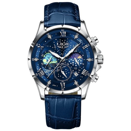 Orologio uomo colore blu - orologio,