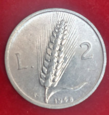 Italia 2 Lire 1948  "Spiga" in Spl