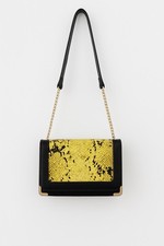 Borsa Minelli Pitonata Giallo