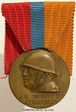 MILANO AL VALORE ATLETICO 03.10.1937 MEDAGLIA CLASSE BRONZO PRODUTTORE VENTRELLA