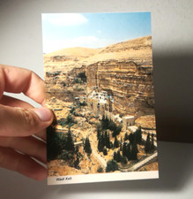 CARTOLINA THE MONASTERY OF ST.GEORGE IN THE WADI KELT DA COLLEZIONE - (125)