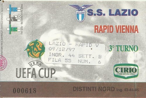 Biglietti ticket calcio lazio - ticket,