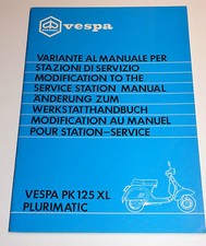 Change to Workshop Manual -