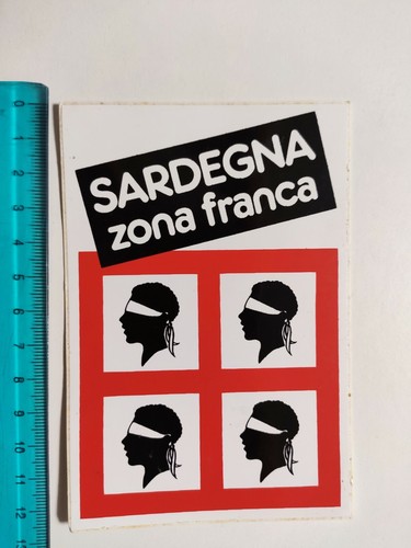 Adesivo sardegna zona franca - adesivo,