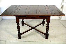 ANTICO TAVOLO a TIRO ALLUNGABILE legno ROVERE EPOCA 800 cucina SALA SOGGIORNO