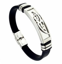 NOEMI GIOIELLI BRACCIALE UOMO ACCIAIO CAUCCIU TRIBALE BR201