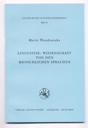 Linguistik wissenschaft von - linguistik:,
