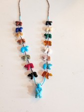 Collana fetish orso Zuni