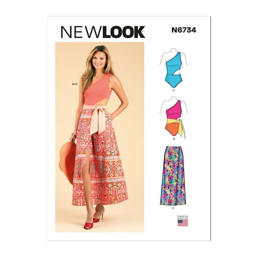 New look 6734 modello cucito - new,