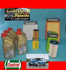 KIT TAGLIANDO VW VOLKSWAGEN TIGUAN T-ROC GOLF 7 VII 1.6 2.0 TDI GTD CASTROL 5W30