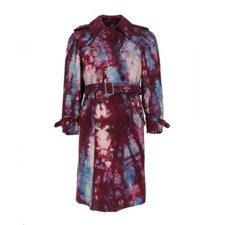 Aquascutum Cappotto Adulto Unisex Vintage  Col.  Fantasia Taglia M 90s Trench...