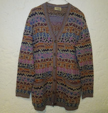 MISSONI Sport Malerba Vintage 80s Maglione Sweater Multicolor 44 M Made in Italy
