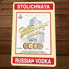 Stoli Stolichnaya Label