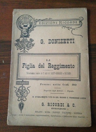 Figlia del reggimento - la, g