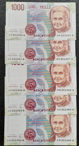 Banconota mille 1000 - mille, lire