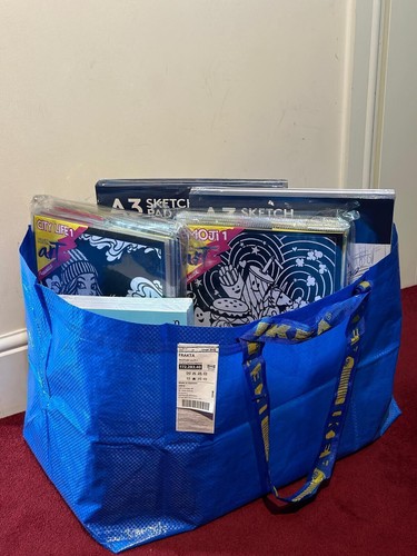 Borsa grande blu ikea - grande, frakta