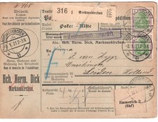 Germania cartolina pacco