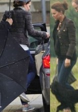 Giacca blazer Zara marrone blu