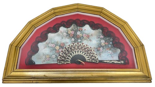 Quadro ventaglio antico - ventaglio,