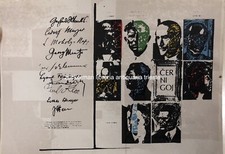 BUSTA envelop AVGUST CERNIGOJ litografata