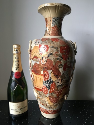 Grande antico vaso giapponese