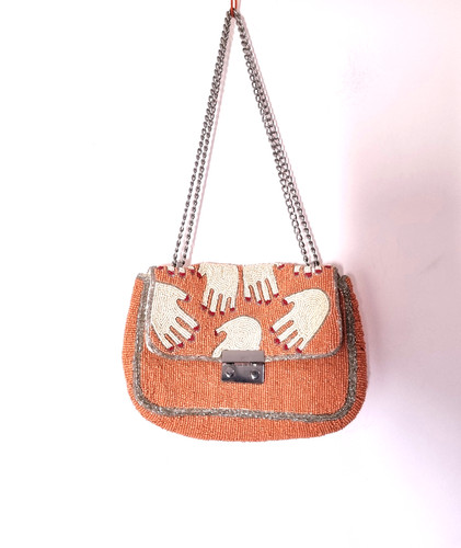 Borsa zara con perline - borsa,