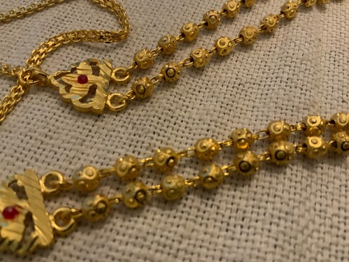 Collana 10k vaso metallo - gp,