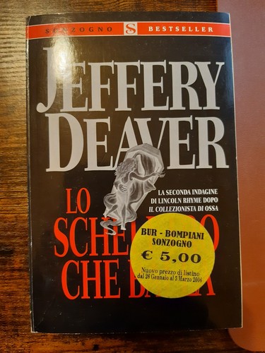 Jeffery deaver lo scheletro - -,