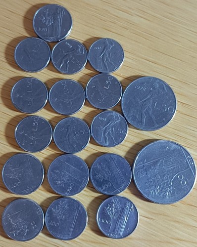 Lotto monete 100 - monete, lire