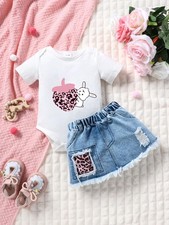 Completo bambina body stampa