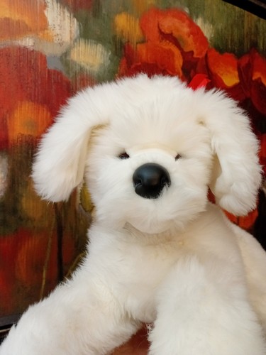 Douglas laying dog plush - dog,