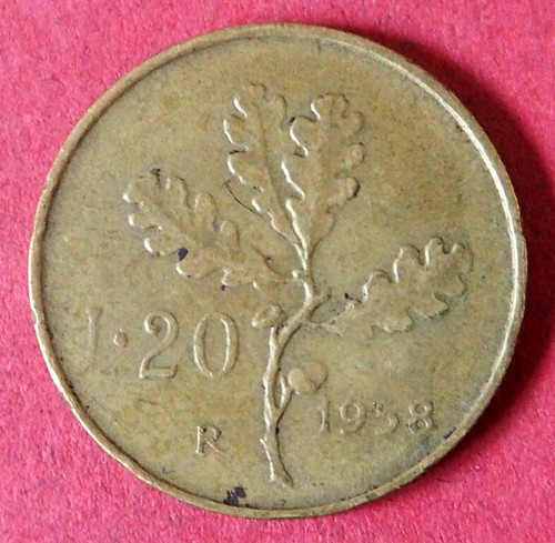 Italia 1958 moneta - italia, 20