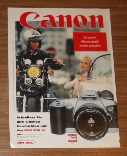 Rara pubblicità vintage canon - pubblicità,