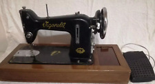 MACCHINA DA CUCIRE PORTATILE anni 50 Vigorelli con pedale e motore esterno rare