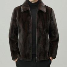 Cappotto uomo invernale visone